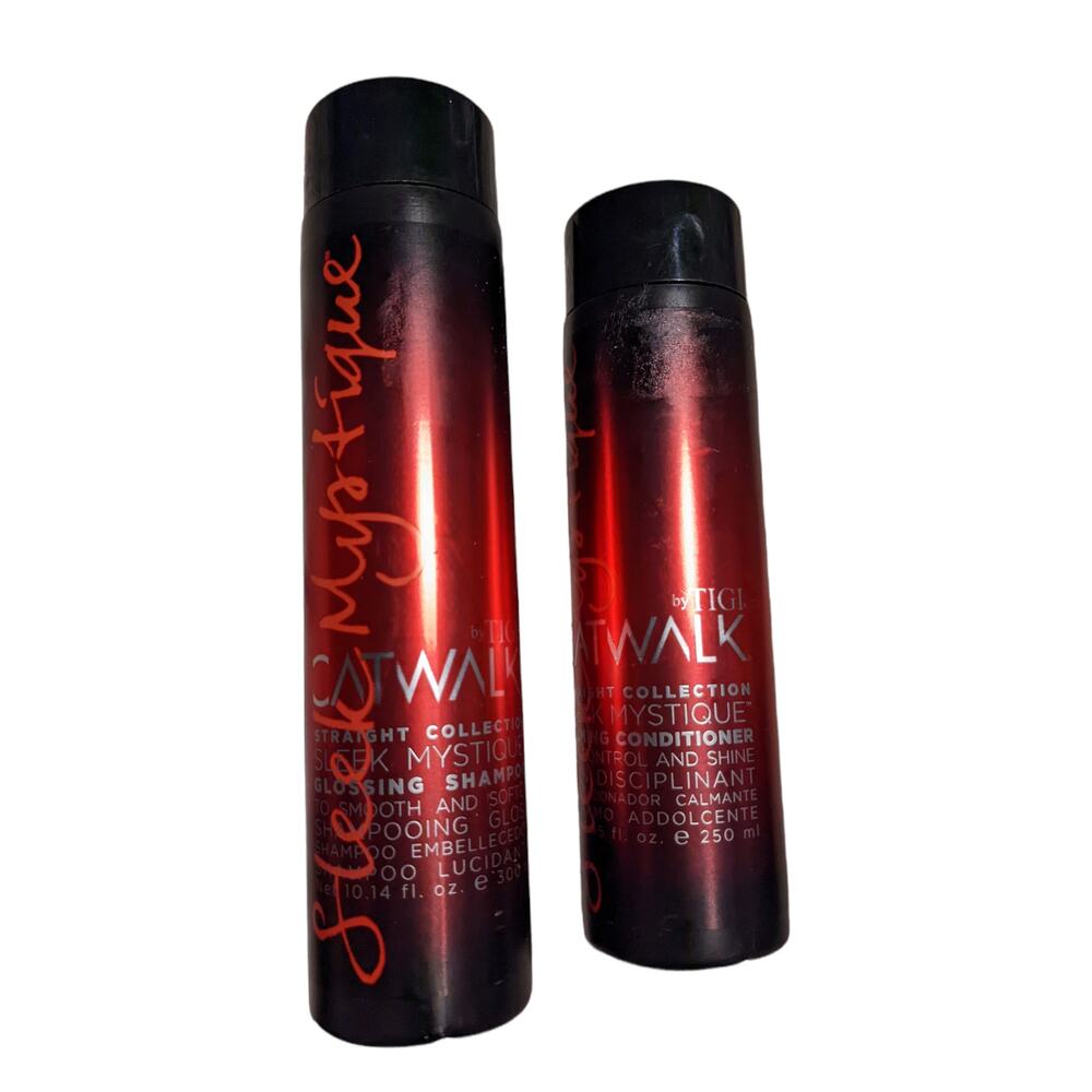Tigi Catwalk Straight Mystique Glossing Shampoo 10oz & Calming Conditioner 8oz